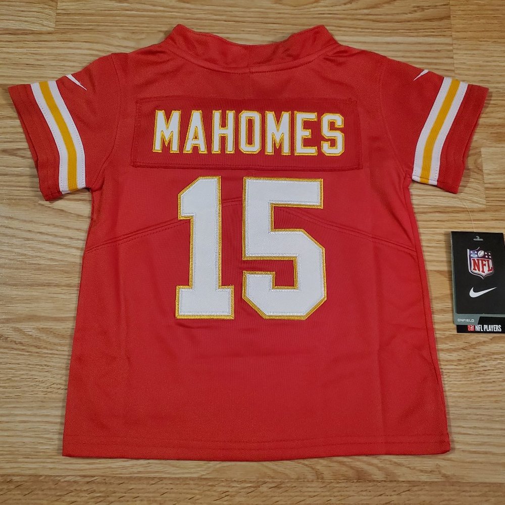 NWT Toddler/Kids 2-3T 4-5T 6-7T Kansas City Chiefs Patrick Mahomes Jersey